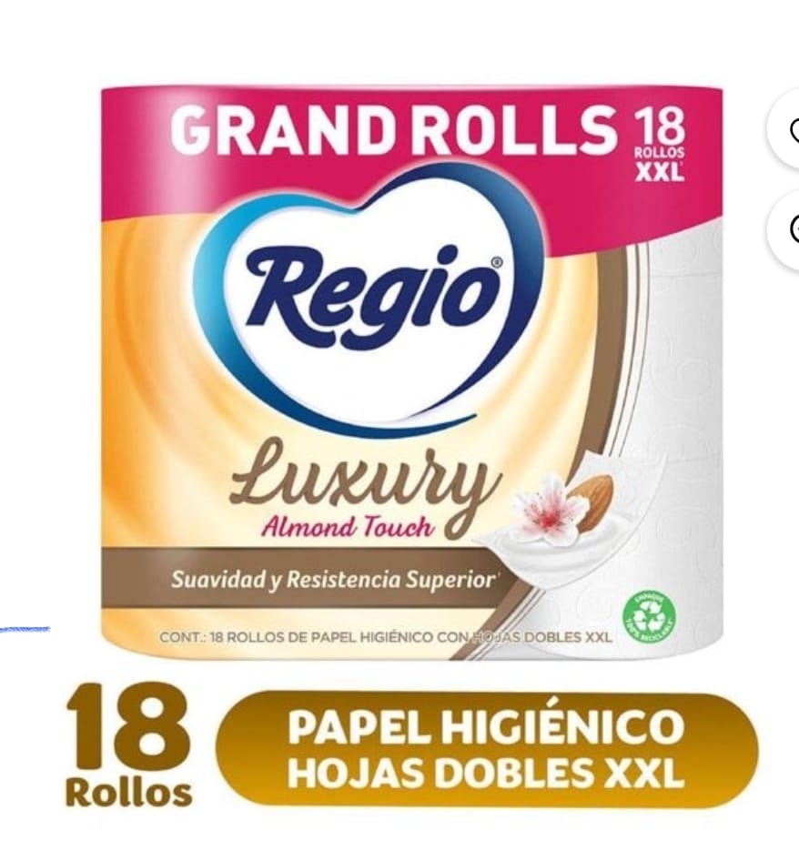 Rollos 18 piezas marca regio categoría Luxury