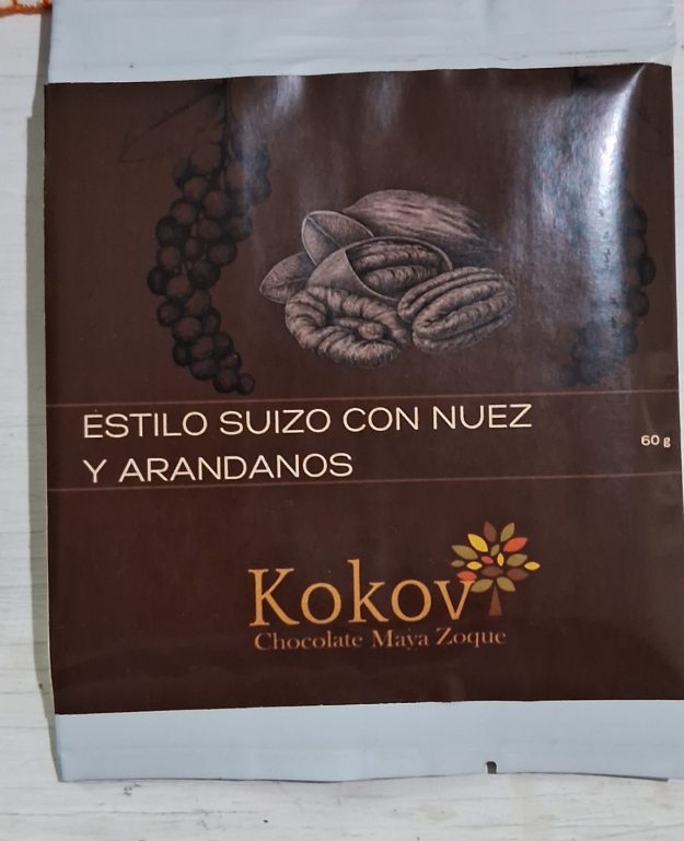 Barra de chocolate de cacao 60 gramos