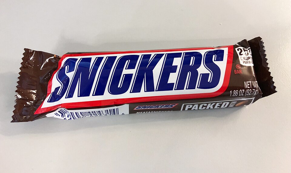 Snikers chocolate con cacahuates