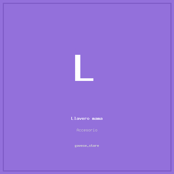 Llavero "Te amo mamá"